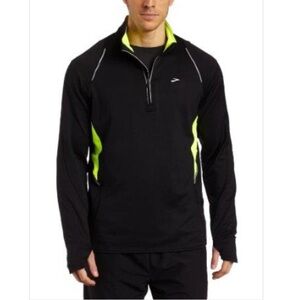Brooks Men's Nightlife Infiniti 1/2 Zip Running Jacket